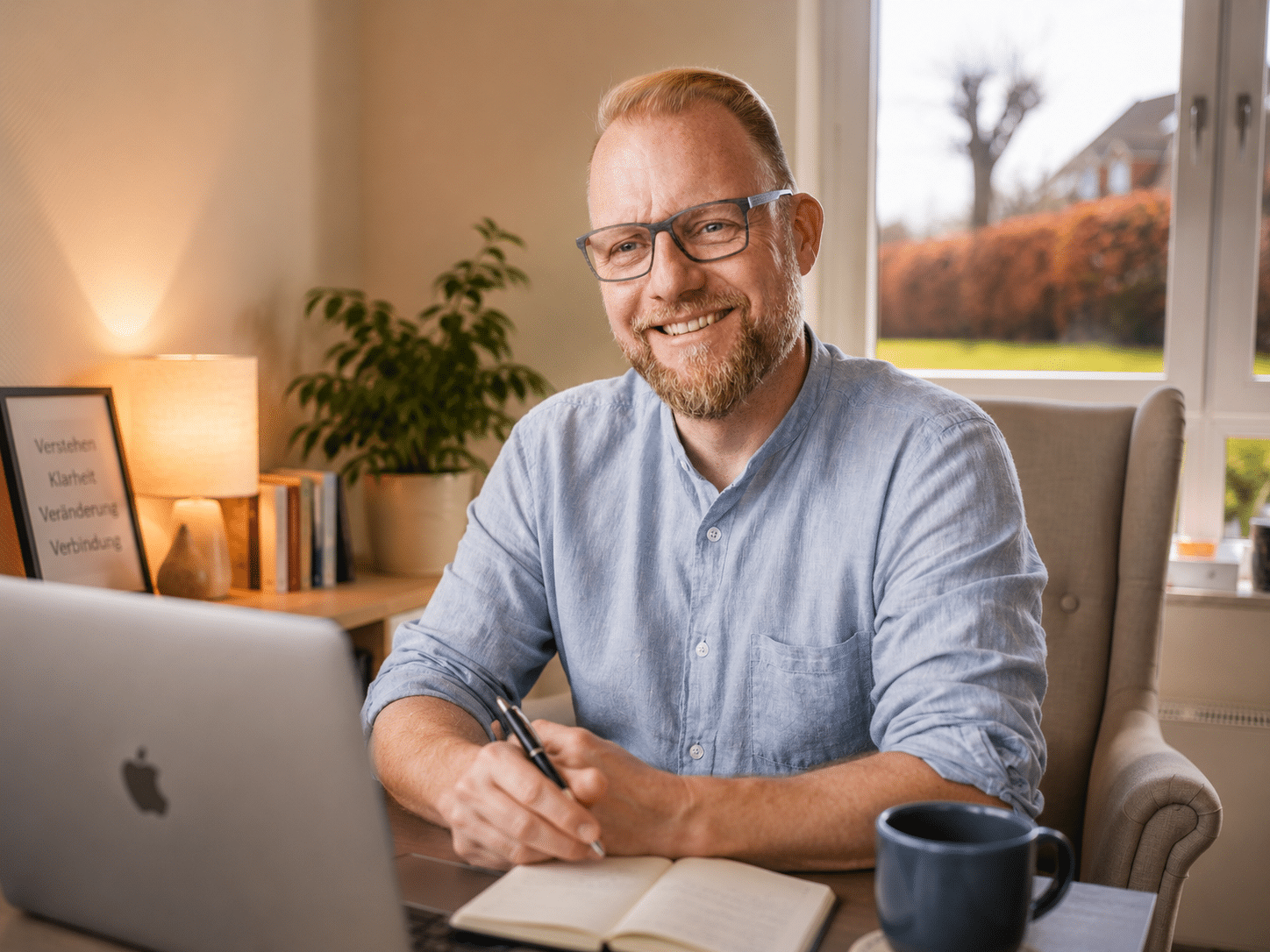 Niels Albrecht in einer begleitenden Session